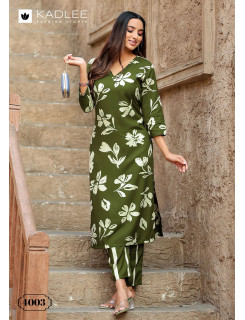 Kadlee Rangoli Kurtis With Bottom Catalog at Wholesale Rate