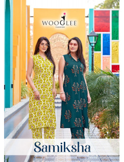 Wooglee Fashion Samiksha Kurtis With Bottom Catalog at Wholesale Rate
