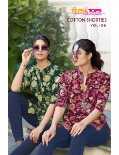 Tips And Tops Cotton Shorties Vol 6 Ladies Tops Catalog at Wholesale Rate Tips And Tops Cotton Shorties Vol 6 Ladies Tops Catalog at Wholesale Rate