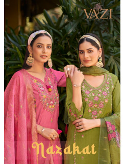 Vazi Fashion Nazakat Readymade Dress Catalog at Wholesale Rate