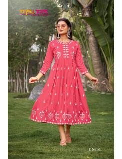 Tips And Tops Lakhnavi Vol 3 One Piece Dress Catalog at Wholesale Rate Tips And Tops Lakhnavi Vol 3 One Piece Dress Catalog at Wholesale Rate