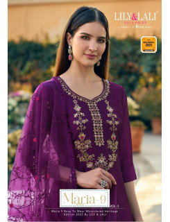 Lily and Lali Maria 9 Vol 5 Readymade Dress Catalog at Wholesale Rate