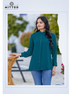 Mittoo Kurti Cadbury Ladies Tops Catalog at Wholesale Rate