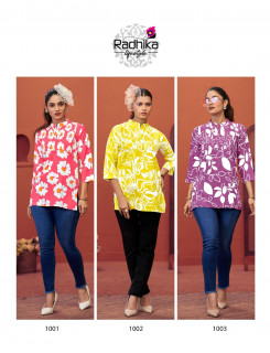 Radhika Lifestyle Crest Printed Kurti Catalog at Wholesale Rate Radhika Lifestyle Crest Printed Kurti Catalog at Wholesale Rate