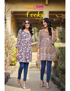 Tips And Tops Looks Vol 7 Rayon Kurti Catalog at Wholesale Rate Tips And Tops Looks Vol 7 Rayon Kurti Catalog at Wholesale Rate