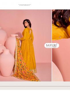 Sayuri Designer Mayur Gowns With Dupatta Catalog at Wholesale Rate