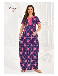 Pranjul Pragati Nighty Vol 9 Night Dress Catalog at Wholesale Rate