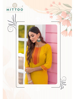 Mittoo Kurti Siyaa Ladies Tops Catalog at Wholesale Rate