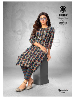 Deeptex Point 8 Queen India Vol 9 Kurtis With Bottom Catalog at Wholesale Rate Deeptex Point 8 Queen India Vol 9 Kurtis With Bottom Catalog at Wholesale Rate