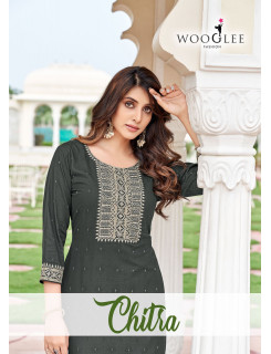 Wooglee Fashion Chitra Rayon Kurti Catalog at Wholesale Rate