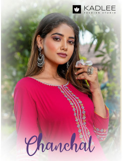 Kadlee Chanchal Rayon Kurti Catalog at Wholesale Rate Kadlee Chanchal Rayon Kurti Catalog at Wholesale Rate