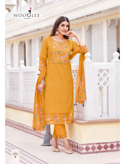 Wooglee Fashion Kashmira Cotton Salwar Kameez Catalog at Wholesale Rate