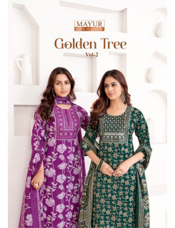 Mayur Creation Golden Tree Vol 2 Cotton Salwar Kameez Catalog at Wholesale Rate Mayur Creation Golden Tree Vol 2 Cotton Salwar Kameez Catalog at Wholesale Rate