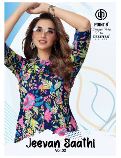 Deeptex Point 8 Jeevan Sathi Ladies Tops Catalog at Wholesale Rate