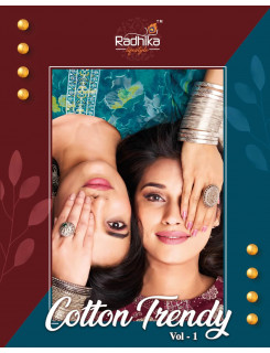 Radhika Lifestyle Cotton Trendy Cotton Salwar Kameez Catalog at Wholesale Rate