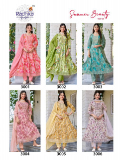 Radhika Lifestyle Summer Beauty Vol 3 Anarkali Suits Catalog at Wholesale Rate