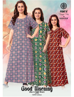 Deeptex Point 8 Good Morning Vol 2 Night Dress Catalog at Wholesale Rate
