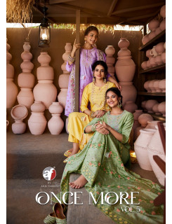 Anju Fabrics Once More Vol 5 Readymade Dress Catalog at Wholesale Rate