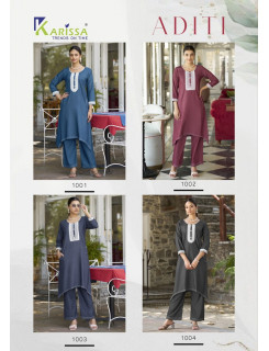 Karissa Aditi Co Ord Set Catalog at Wholesale Rate