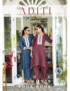 Karissa Aditi Co Ord Set Catalog at Wholesale Rate