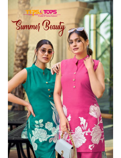 Tips And Tops Summer Beauty Co Ord Set Catalog at Wholesale Rate Tips And Tops Summer Beauty Co Ord Set Catalog at Wholesale Rate