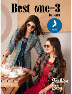 Kaya Kurti Best One Vol 3  Designer Kurti Catalog at Wholesale Rate