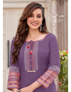 Wooglee Fashion Salonee Vol 8 Rayon Kurti Catalog at Wholesale Rate