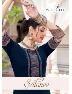 Wooglee Fashion Salonee Vol 8 Rayon Kurti Catalog at Wholesale Rate