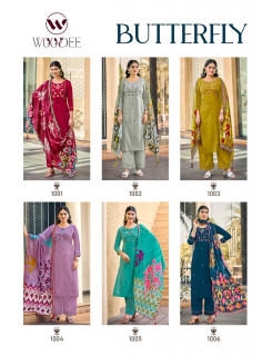 Woodee Butterfly Readymade Dress Catalog at Wholesale Rate