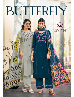 Woodee Butterfly Readymade Dress Catalog at Wholesale Rate