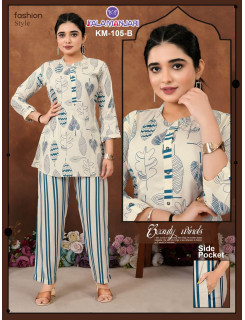 Karissa Kalanjari Co Ord Set Size Set Catalog at Wholesale Rate