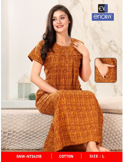 Enora  Two Cotton Nighty  Night Dress Catalog At Wholesale Rate Enora  Two Cotton Nighty  Night Dress Catalog At Wholesale Rate