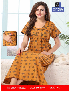 Enora Cotton Three Nighty Night Dress Catalog At Wholesale Rate Enora Cotton Three Nighty Night Dress Catalog At Wholesale Rate