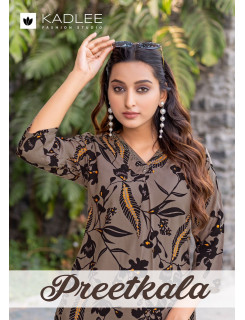 Kadlee Preetkala Kurtis With Bottom Catalog at Wholesale Rate Kadlee Preetkala Kurtis With Bottom Catalog at Wholesale Rate