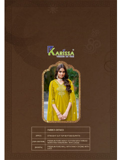 Karissa Hiya Cotton Salwar Kameez Catalog at Wholesale Rate
