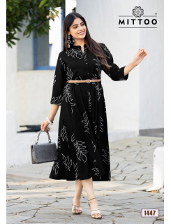 Mittoo Kurti Belt Vol 21 One Piece Dress Catalog at Wholesale Rate