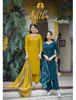 Karissa Aastha Readymade Dress Catalog at Wholesale Rate