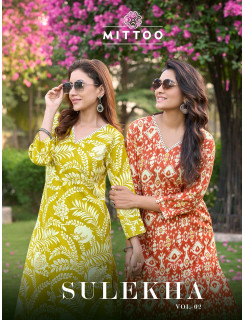 Mittoo Kurti Sulekha Vol 2 Kurtis With Bottom Catalog at Wholesale Rate