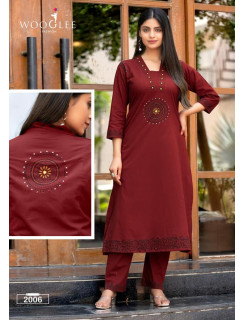 Wooglee Fashion Malvika Kurtis With Bottom Catalog with Wholesale Rate Wooglee Fashion Malvika Kurtis With Bottom Catalog with Wholesale Rate