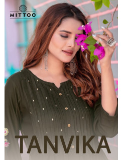 Mittoo Kurti Tanvika Kurtis With Bottom Catalog at Wholesale Rate
