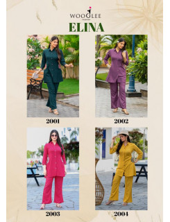 Wooglee Fashion Elina Co Ord Set Catalog at Wholeale Rate Wooglee Fashion Elina Co Ord Set Catalog at Wholeale Rate