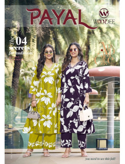 Woodee Payal Co Ord Set Catalog at Wholesale Rate
