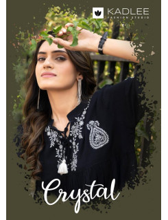 Kadlee Crystal Rayon Kurti Catalog at Wholesale Rate Kadlee Crystal Rayon Kurti Catalog at Wholesale Rate