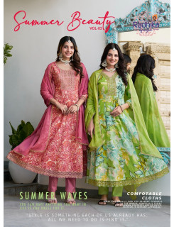 Radhika Lifestyle Summer Beauty Vol 5 Anarkali Suits Catalog at Wholesale Rate