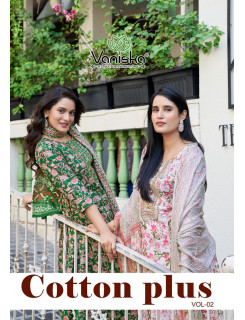 Vaniska Cotton Plus Vol 2 Printed Salwar Kameez Catalog at Wholesale Rate Vaniska Cotton Plus Vol 2 Printed Salwar Kameez Catalog at Wholesale Rate
