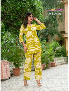 Tips And Tops Princess Co Ord Set Catalog at Wholesale Rate Tips And Tops Princess Co Ord Set Catalog at Wholesale Rate