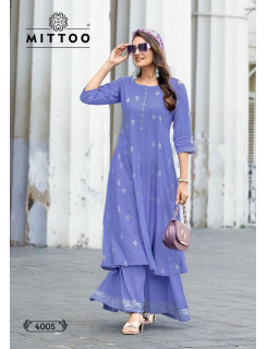 Mittoo Kurti Toral Kurtis With Bottom Catalog at Wholesale Rate Mittoo Kurti Toral Kurtis With Bottom Catalog at Wholesale Rate
