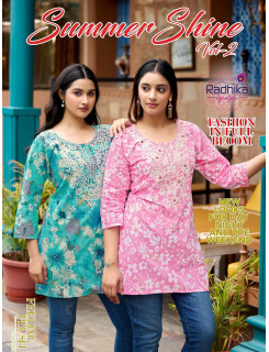 Radhika Lifestyle Summer Shine Vol 2 Cotton Kurtis Catalog at Wholesale Rate Radhika Lifestyle Summer Shine Vol 2 Cotton Kurtis Catalog at Wholesale Rate