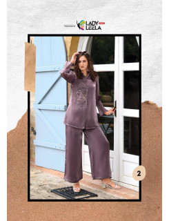 Lady Leela Marbles 7 Co Ord Set Catalog at Wholesale Rate