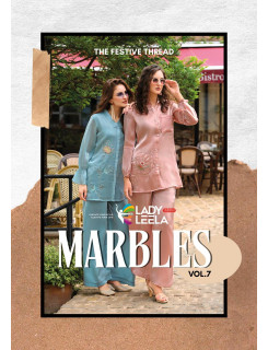 Lady Leela Marbles 7 Co Ord Set Catalog at Wholesale Rate